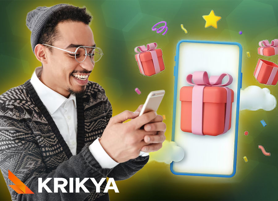 Krikya Promotions and Deposit Rewards for Registration Slide 1